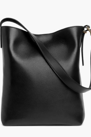 Bucket Bag | Black & Gold